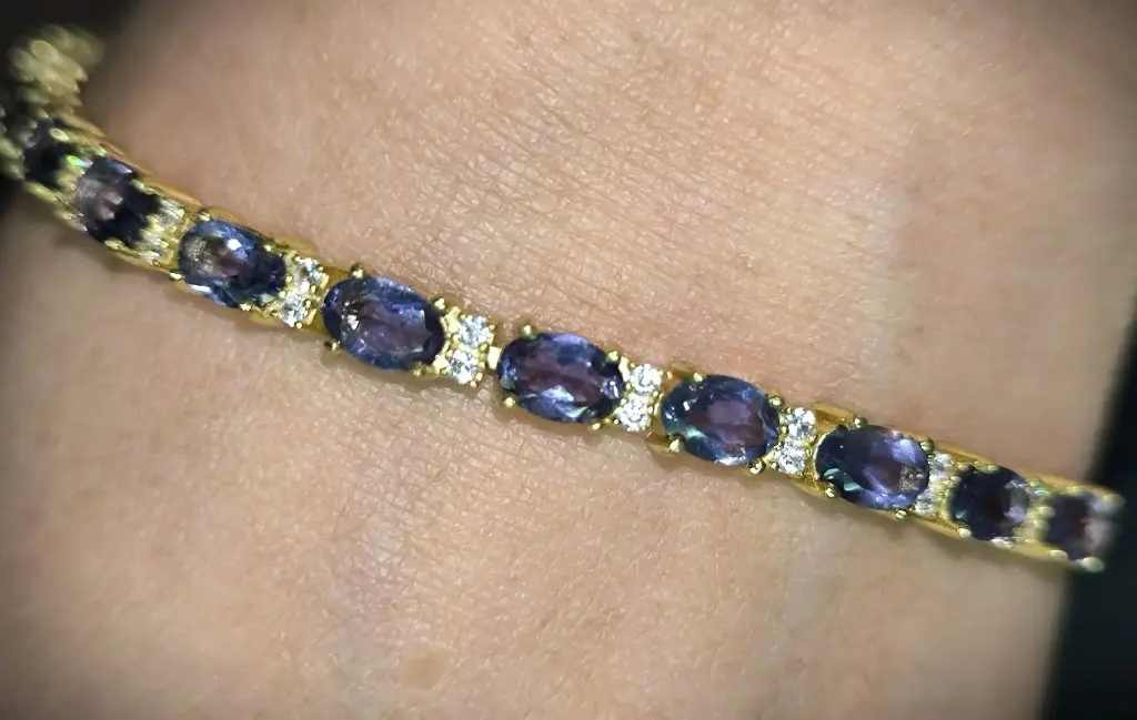 Iolite 925 Bracelet